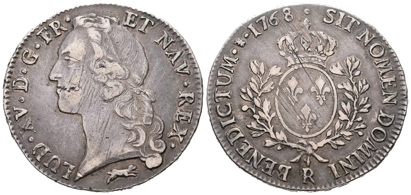 Francie, Ecu 1768 R, Orléans