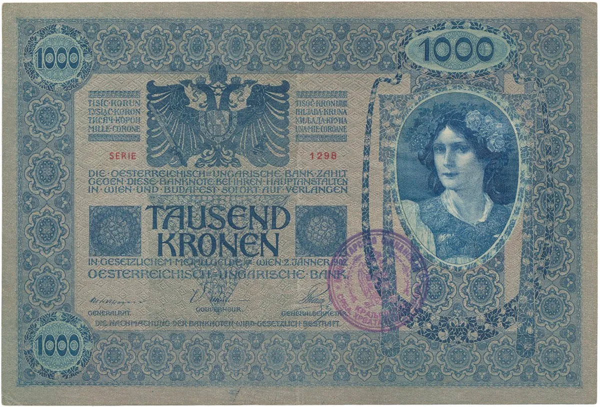 Razítkované R-U bankovky na Balkáně 1919-1921 — 1