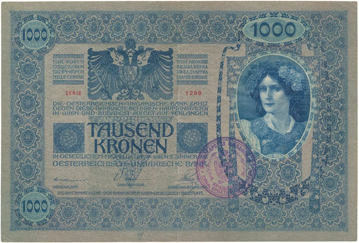 Razítkované R-U bankovky na Balkáně 1919-1921 — 1