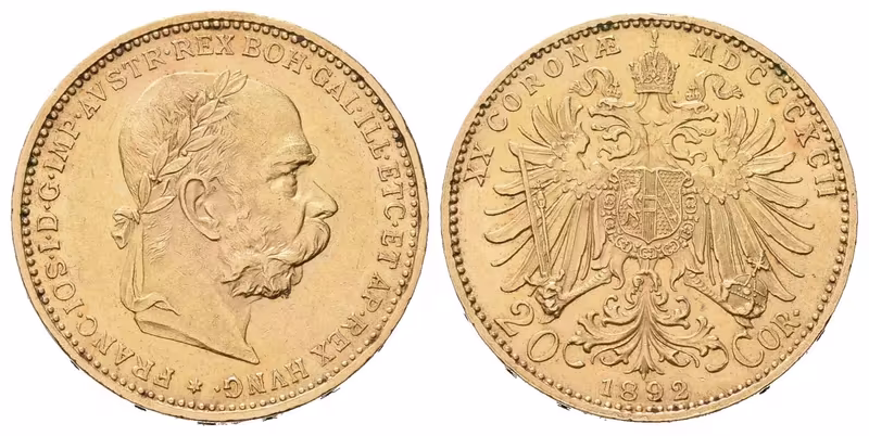 20 Koruna 1892