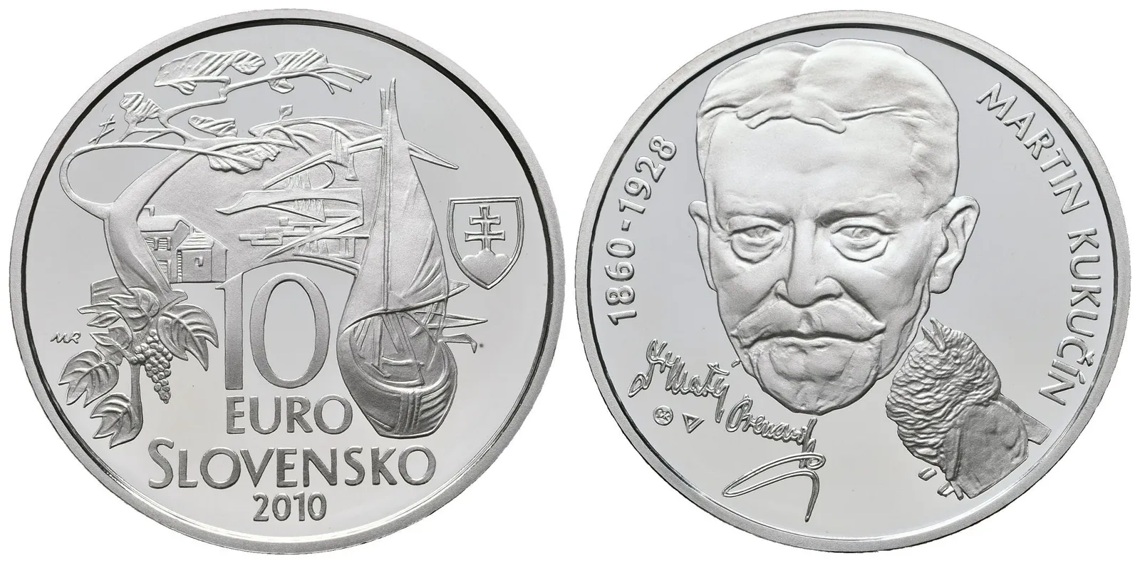 10 Euro 2010 - Martin Kukučín, PROOF kvalita