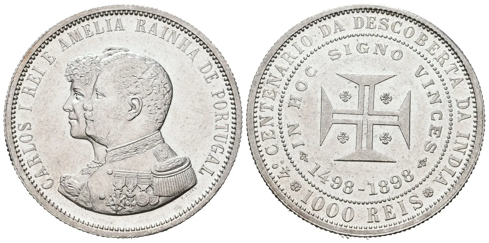 Portugalsko, 1000 Reis 1898 - Výroční