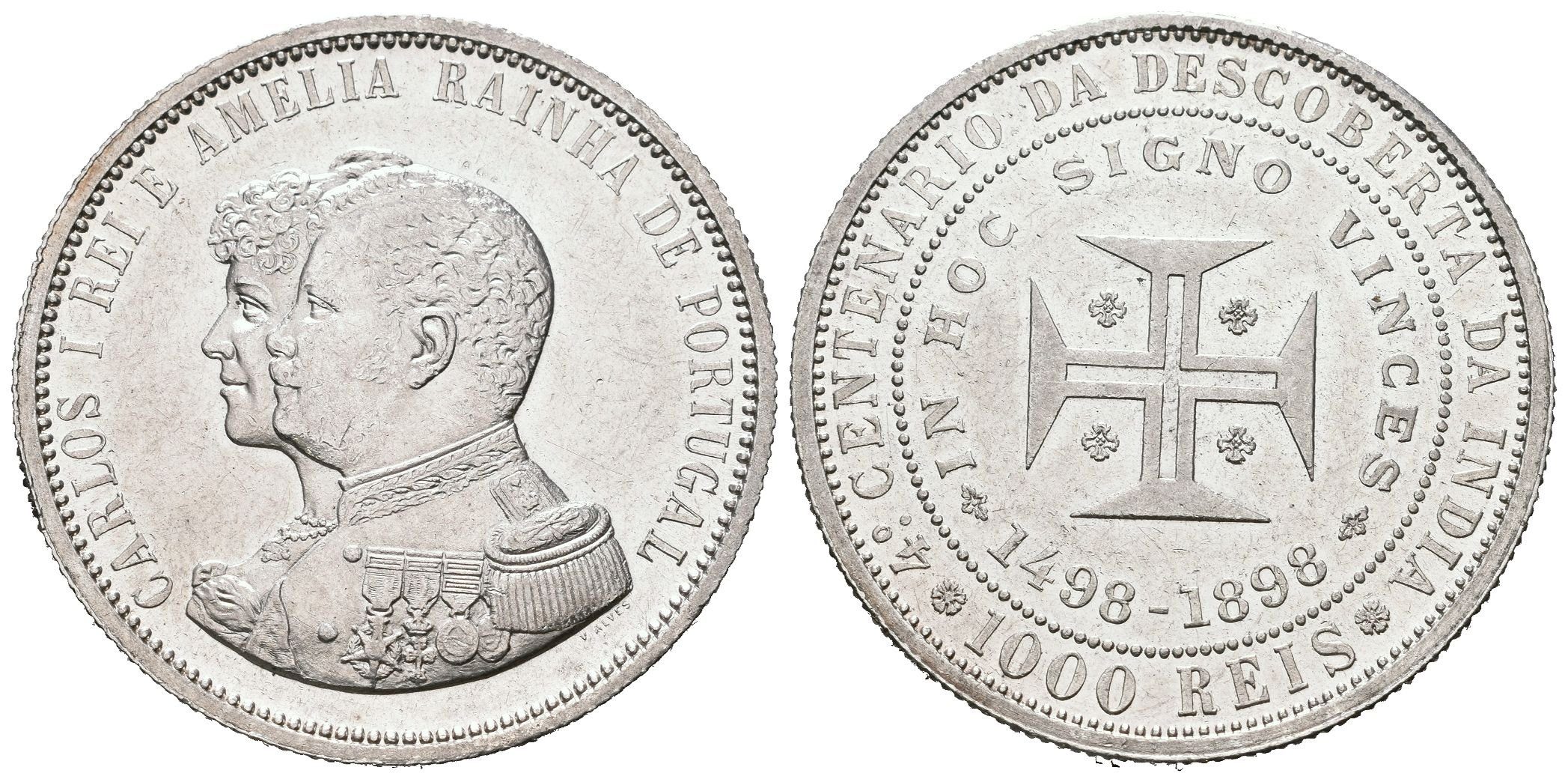 Portugalsko, 1000 Reis 1898 - Výroční