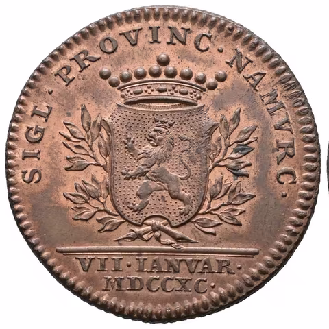 AE Medaile 1790 (T. van Berckel) - Na památku Brabantské revoluce a vítězství stavů.