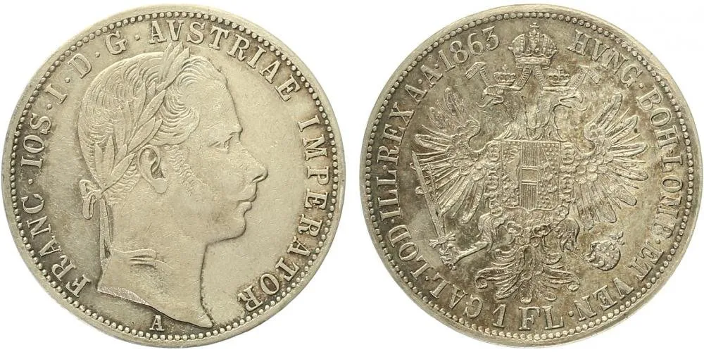 Rakouská a spolková měna, 1857 - 1892 — 1