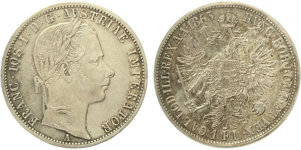 Rakouská a spolková měna, 1857 - 1892 — 1