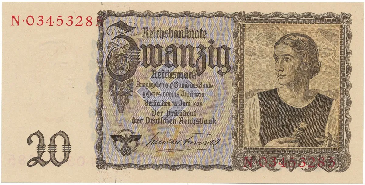 Německá platidla na československém území 1938-45 — 1