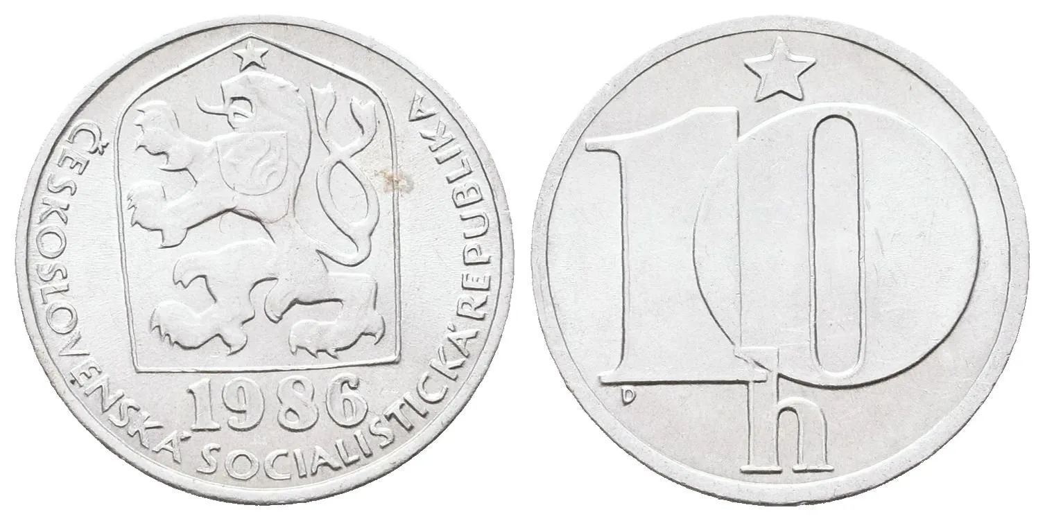 10 Haléř 1986