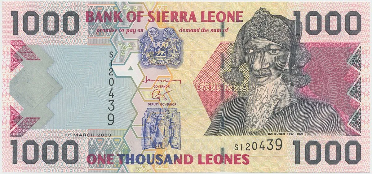 Sierra Leone, 1000 Leones 2003, P.24b