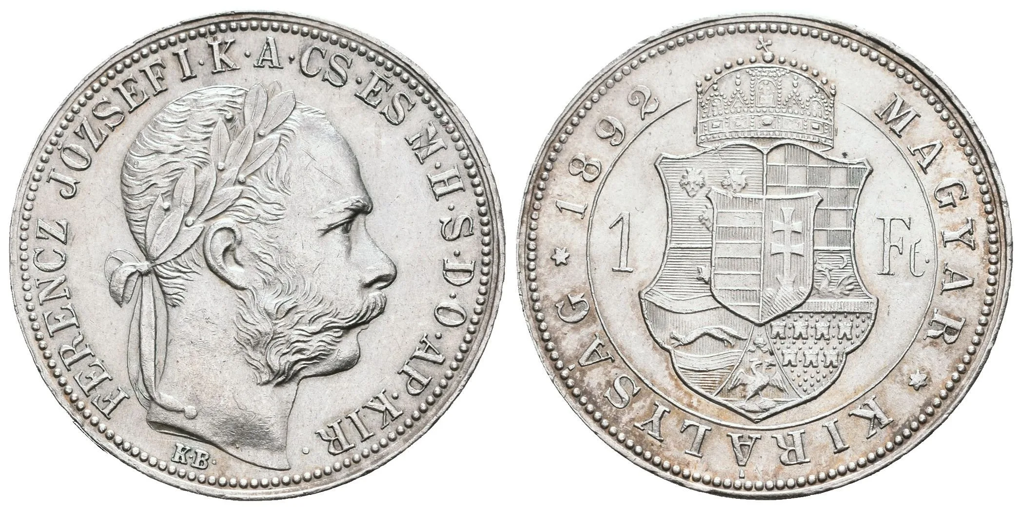 Zlatník 1892 KB, krásná zachovalost, lesk, rysky — 1