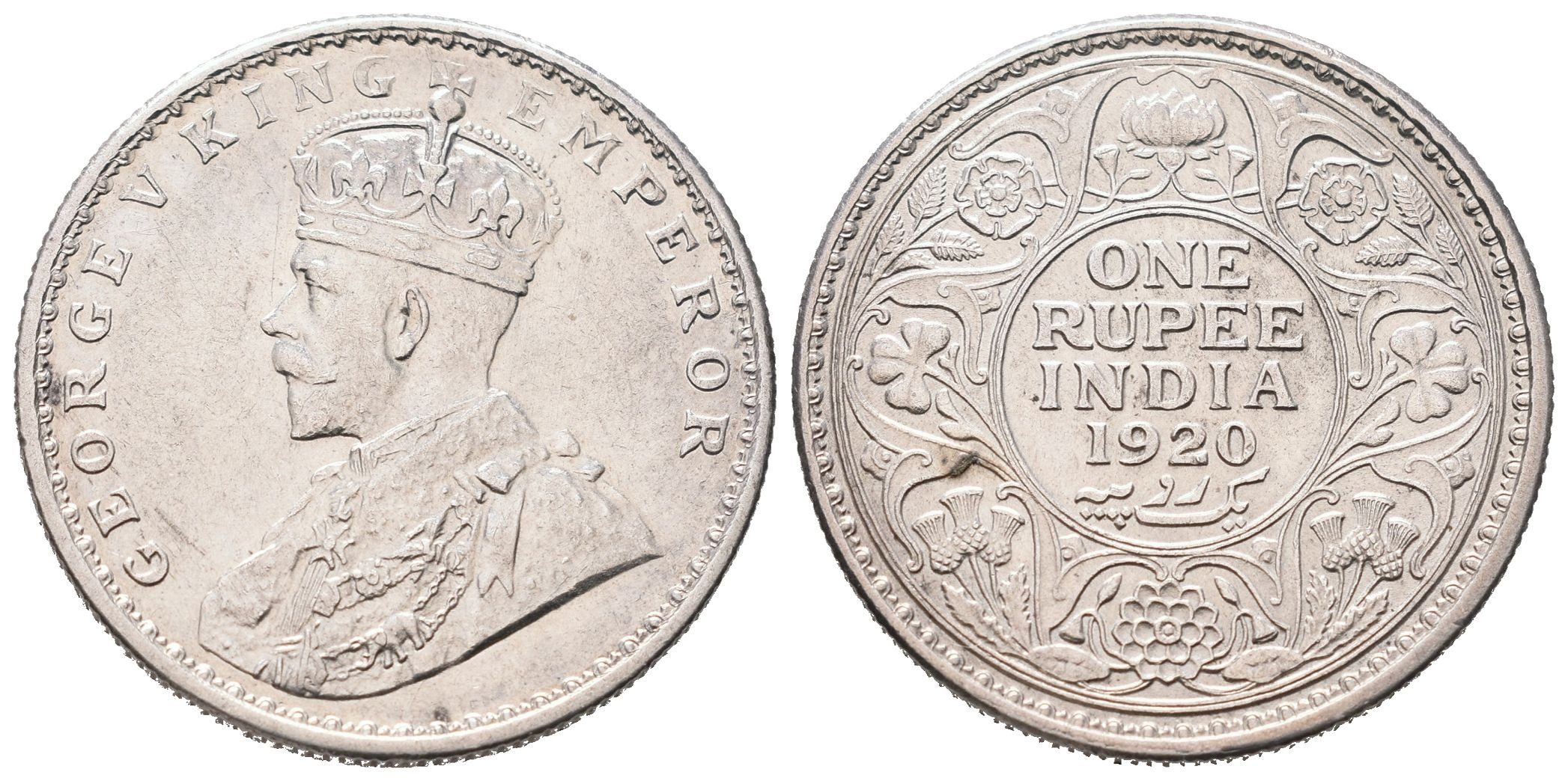 Indie, Rupie 1920