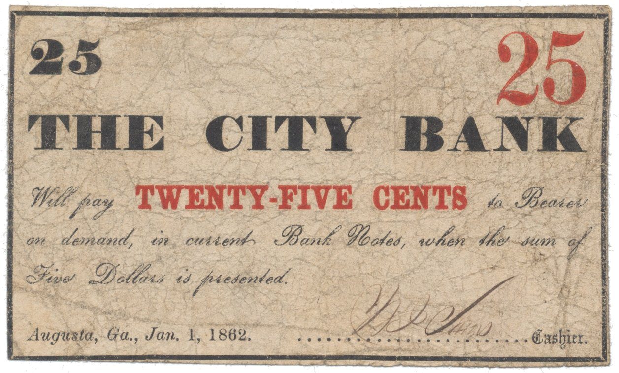 USA - Georgia, 25 Cent 1862
