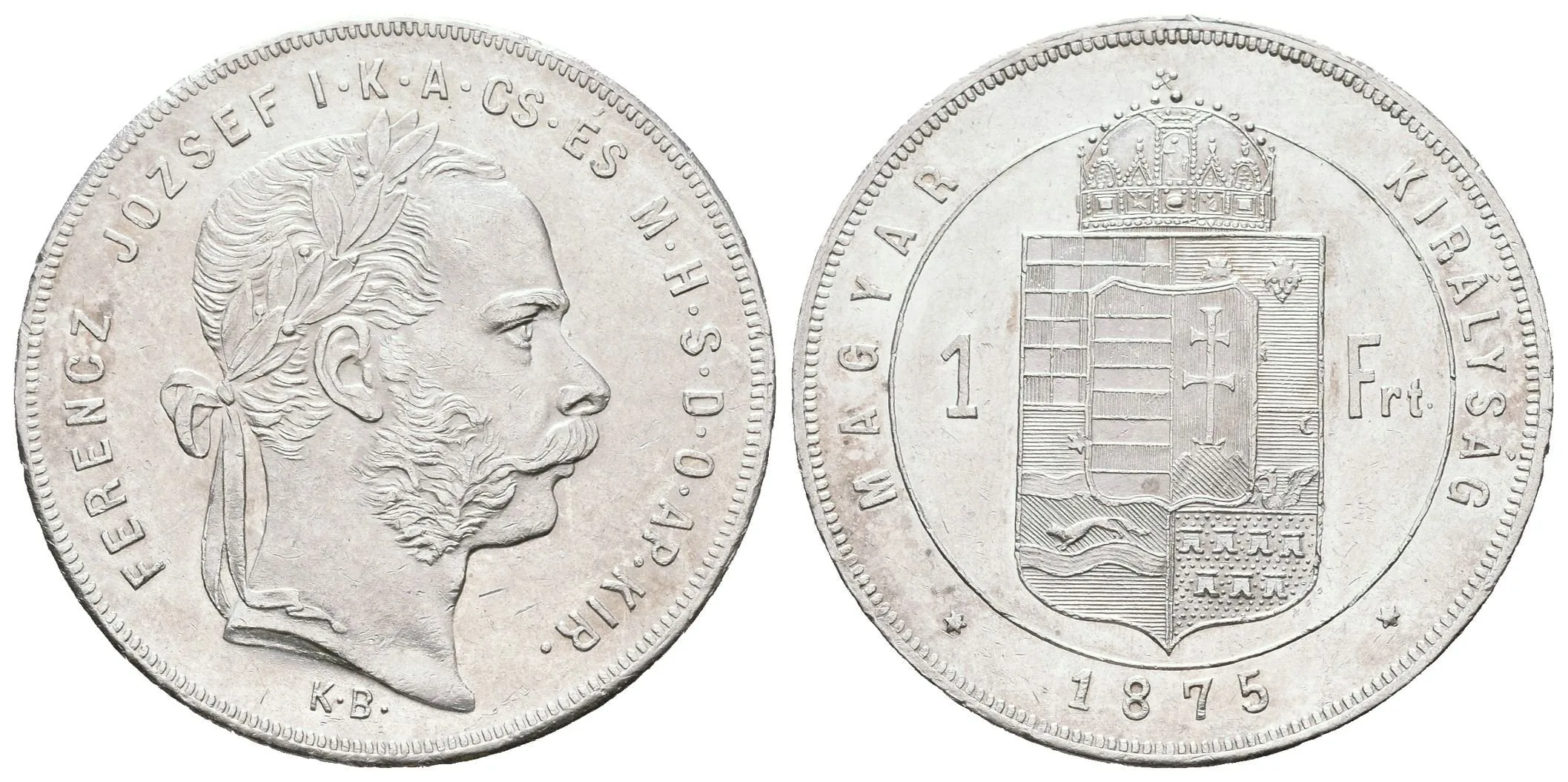Zlatník 1875 KB, krásná zachovalost, lesk, patina, rysky — 1