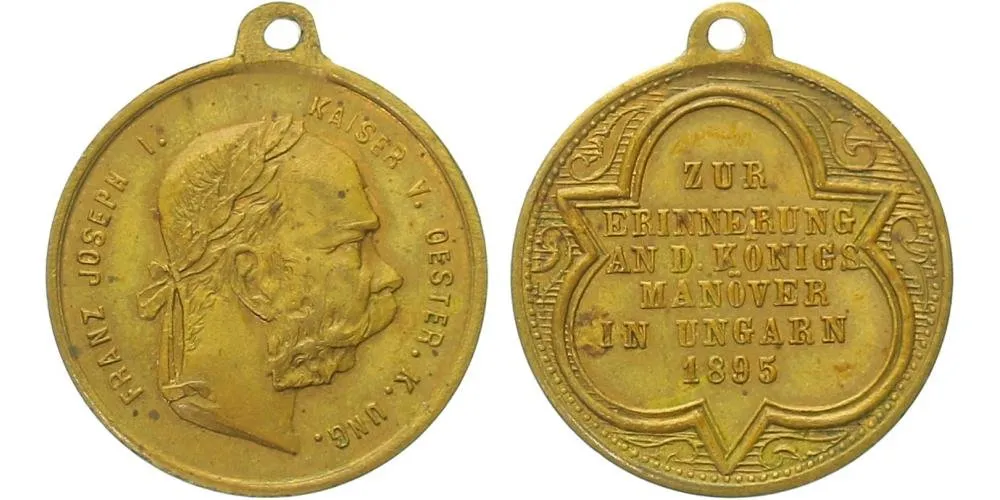 František Josef I., medaile vojenských manévrů — 1