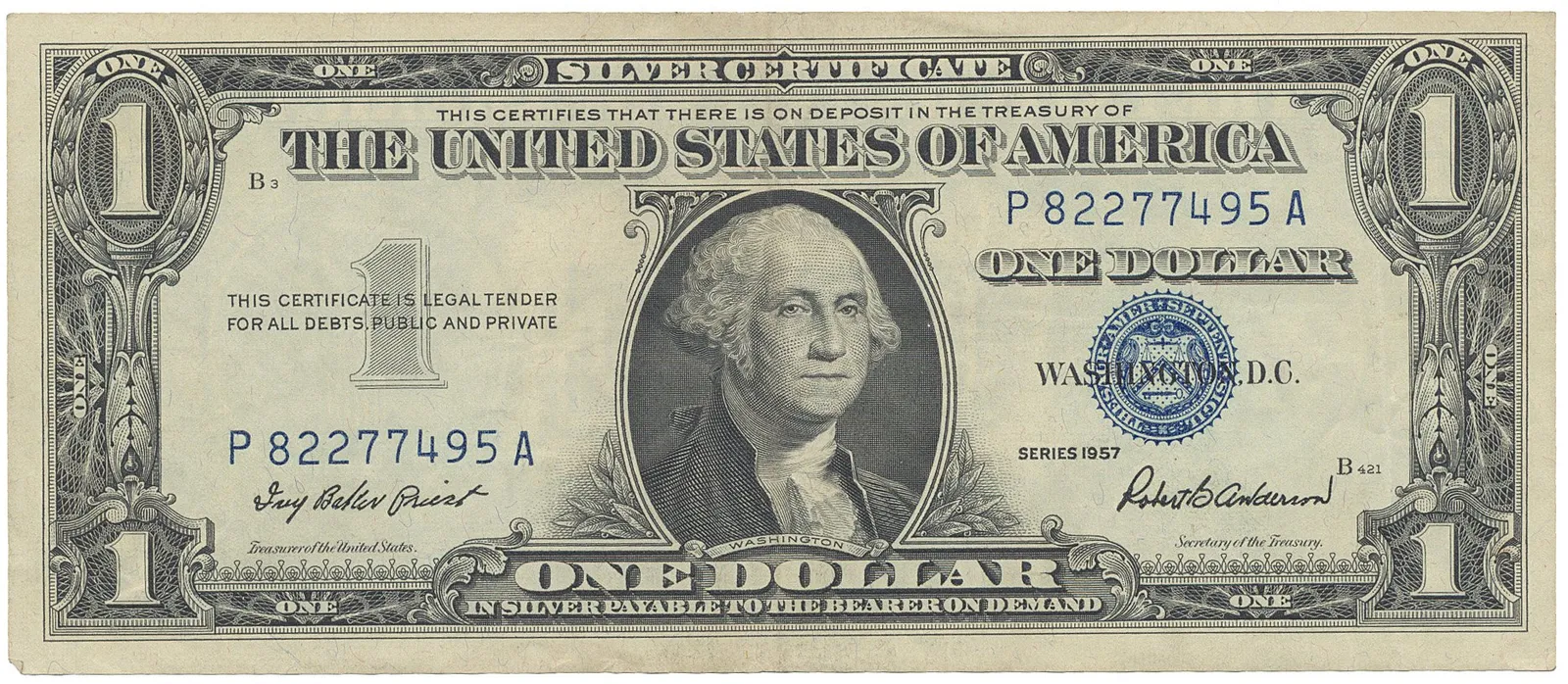 USA, 1 Dollar 1957, Pick.419