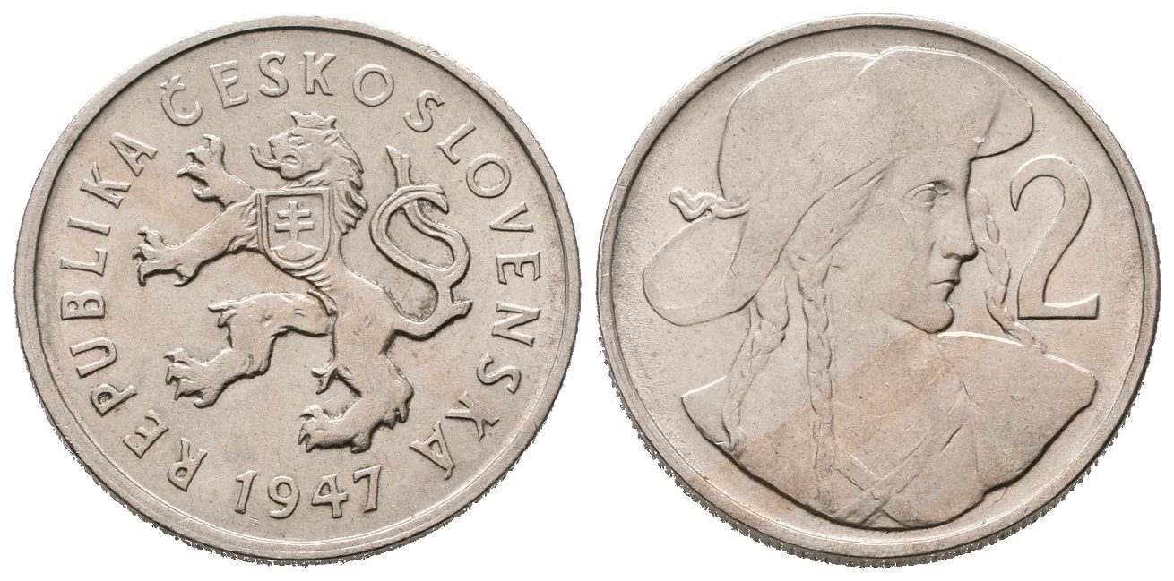 2 Koruna 1947