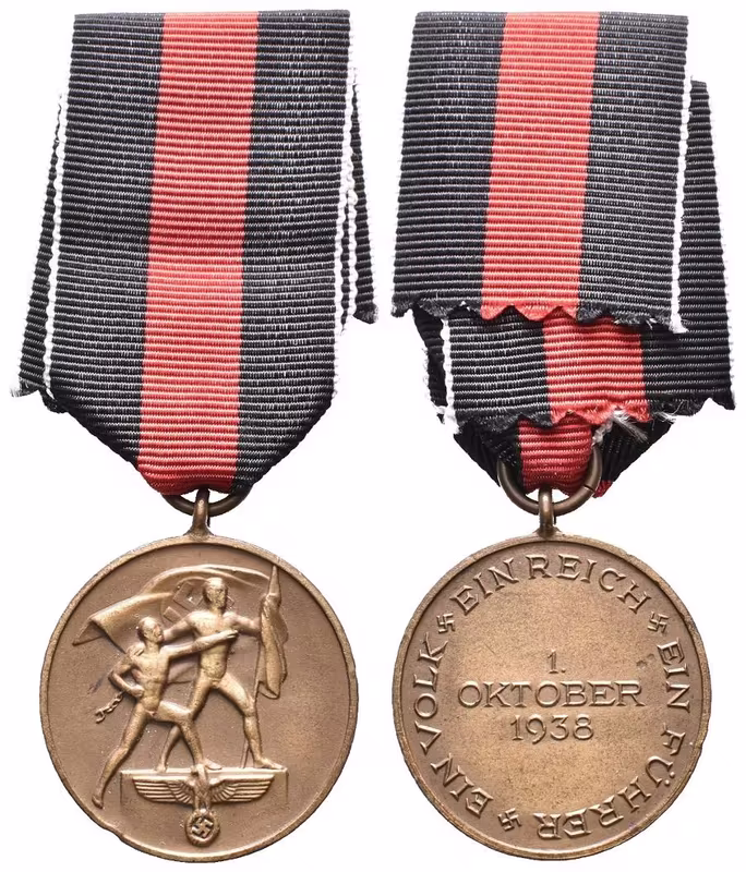 III. Říše, Pamětní medaile na 1. říjen 1938