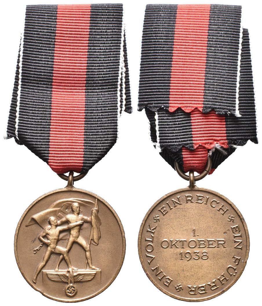 III. Říše, Pamětní medaile na 1. říjen 1938
