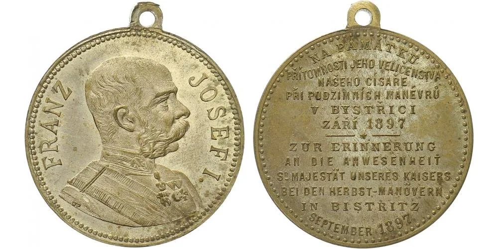 František Josef I., medaile vojenských manévrů — 1