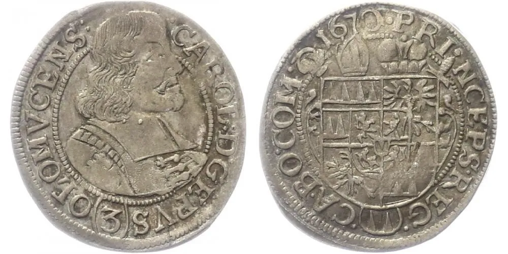 Olomouc - biskupství, Karel II. Liechtenstein, 1664 - 1695 — 1