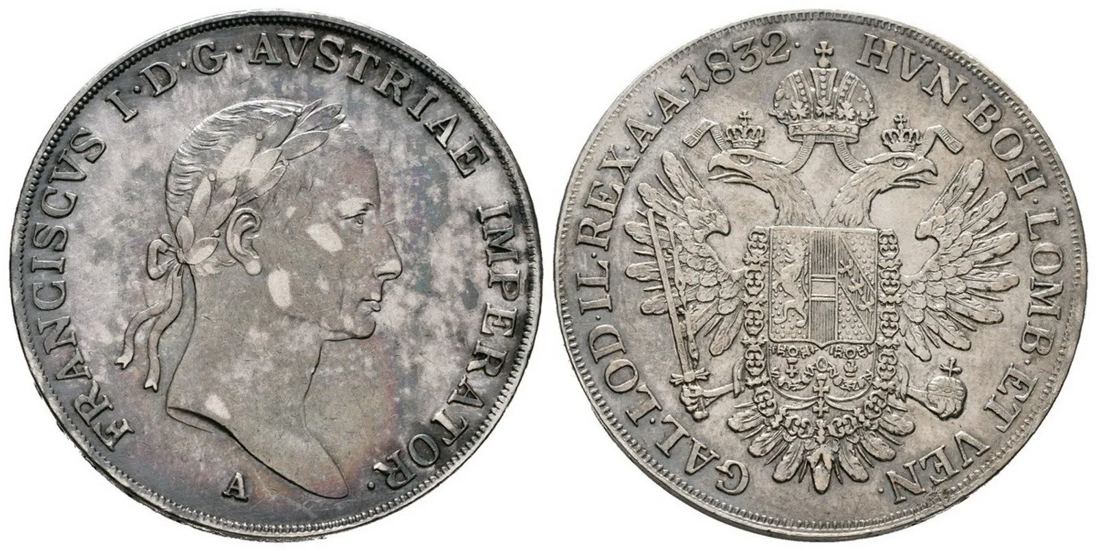 František II., 1/2 Tolar, 1832 A, Vídeň
