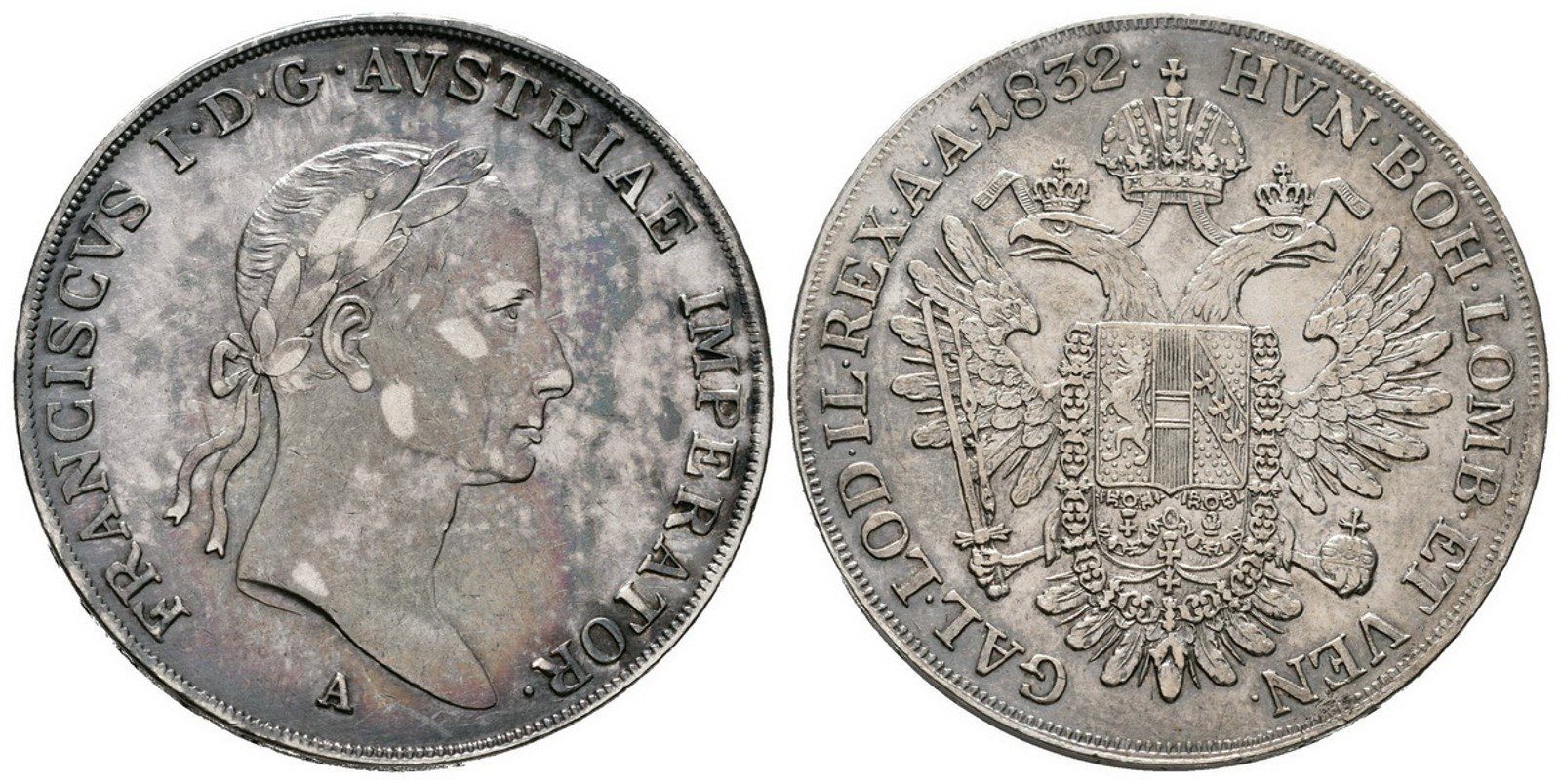 František II., 1/2 Tolar, 1832 A, Vídeň