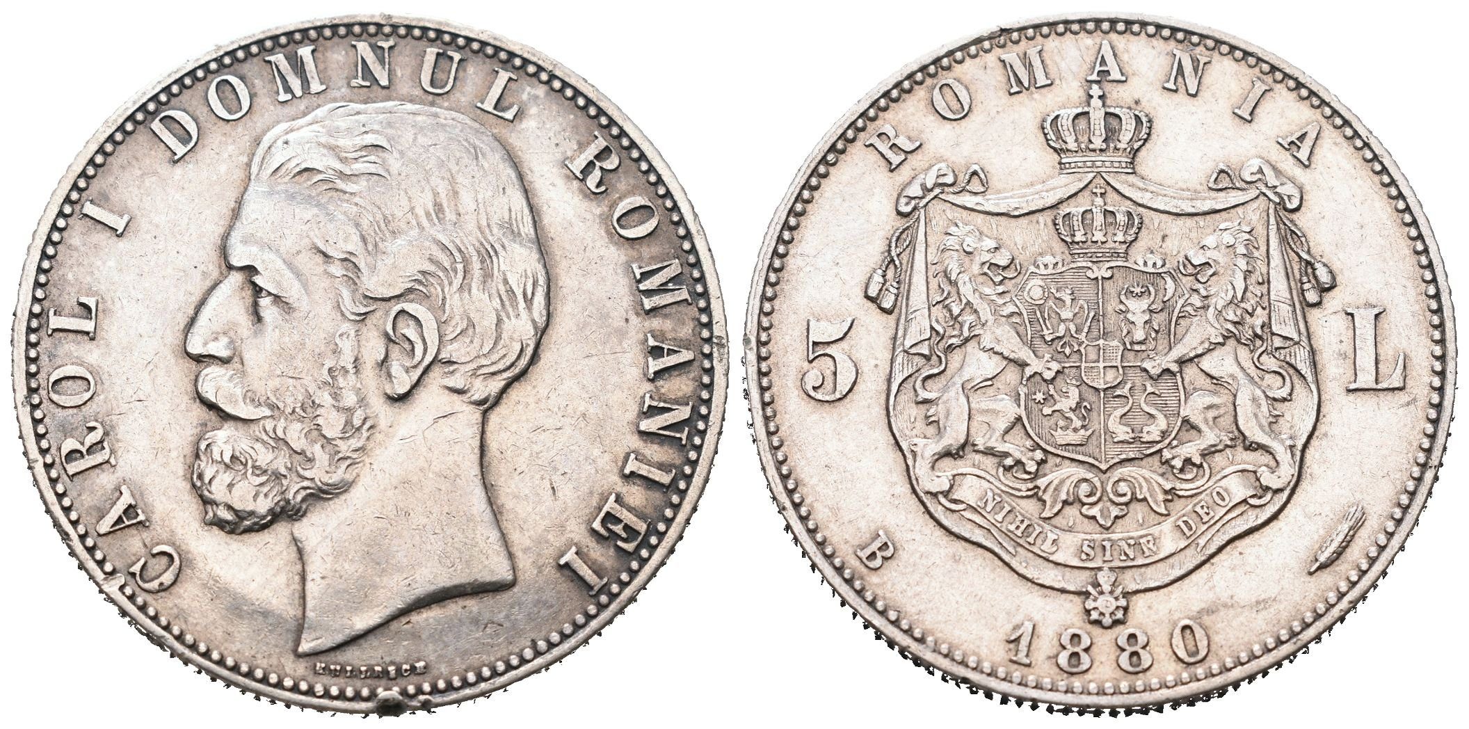 Rumunsko, 5 Lei 1880